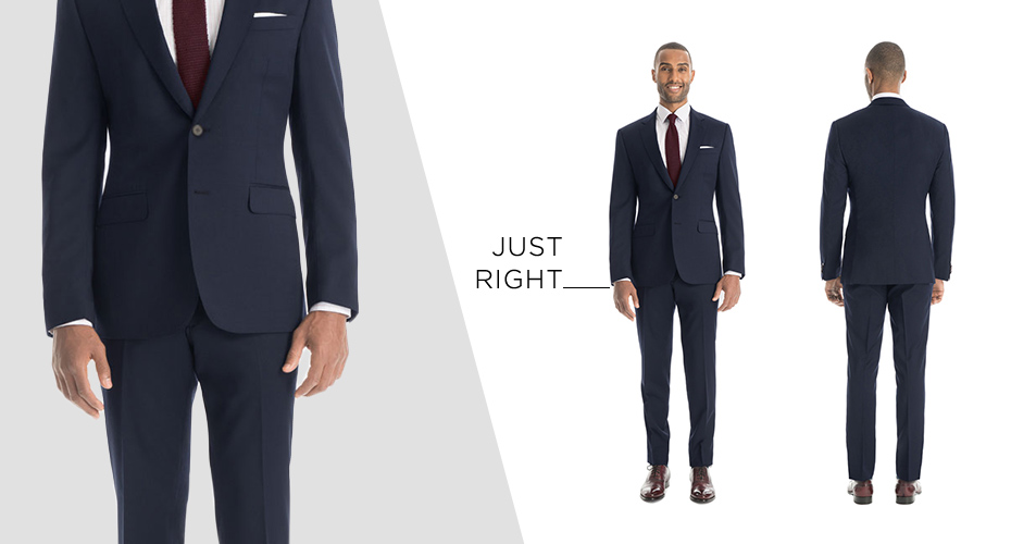 Arm length of suit on sale jacket