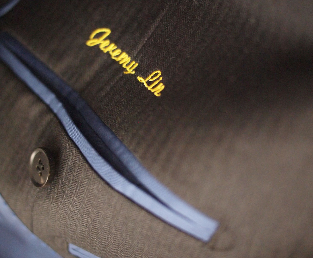 How to Monogram Your Custom Suit