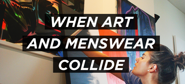 when art and menswear collide