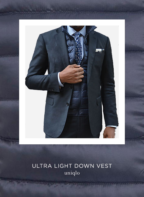 Men's Winter Fashion - Ultra Light Down Vest by Uniqlo