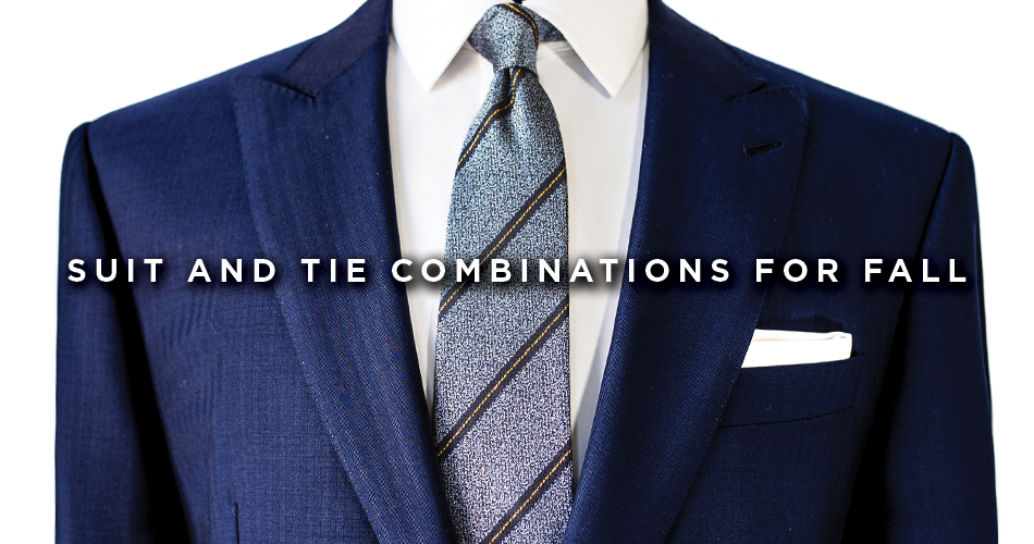 Suit and Tie Combinations For Fall