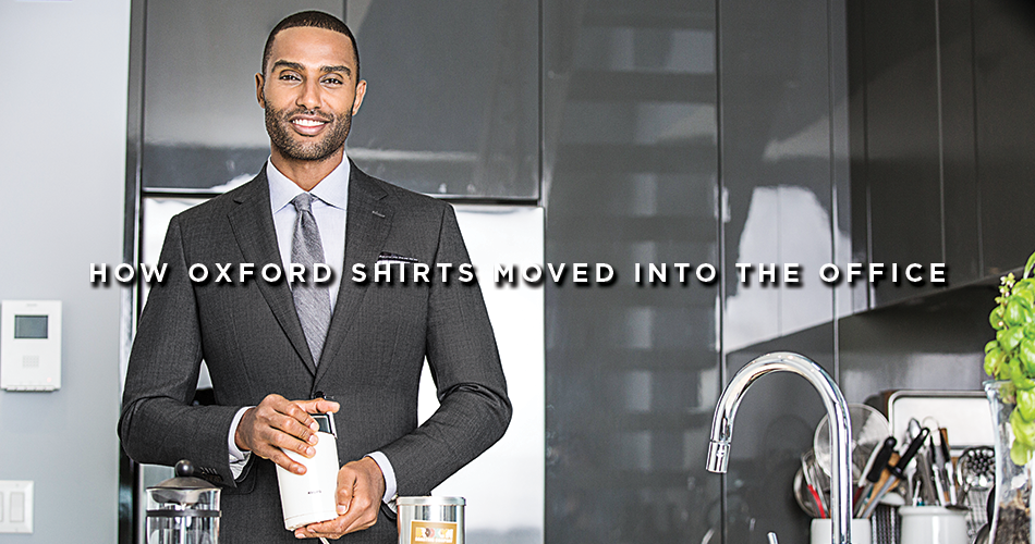 How Oxford Shirts Moved Into The Office, Gray Birdseye Custom Blazer