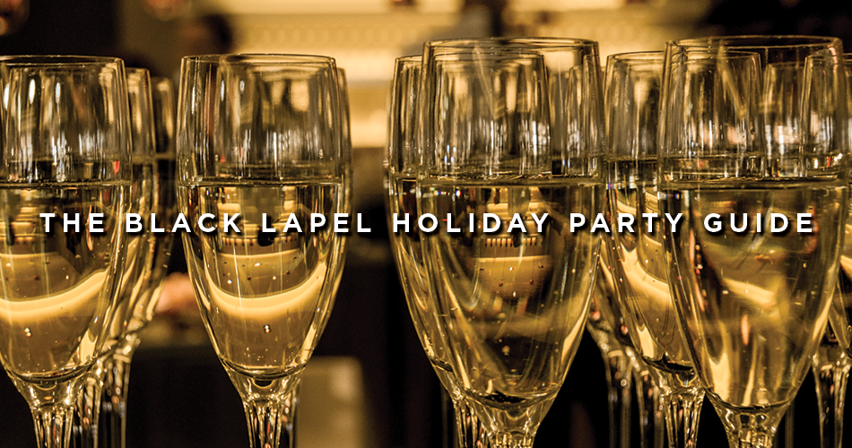 The Black Lapel Holiday Party Guide Banner