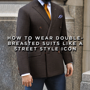Embrace The Double-Breasted Suit Because It's Never Going Out of Style
