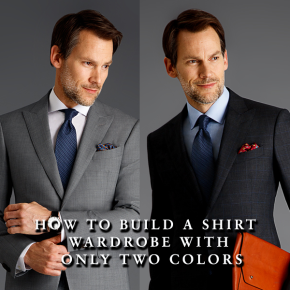 How to Build A Shirt Wardrobe With Only Two Colors