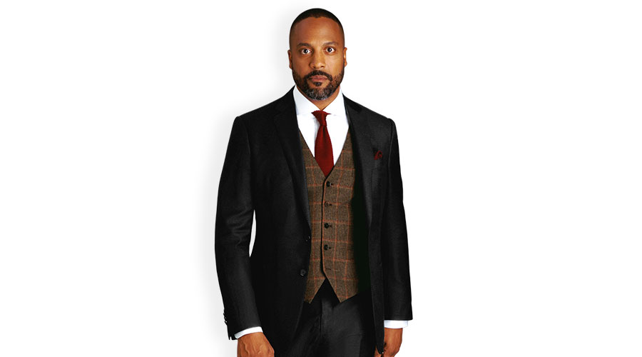 Suit on sale vest color