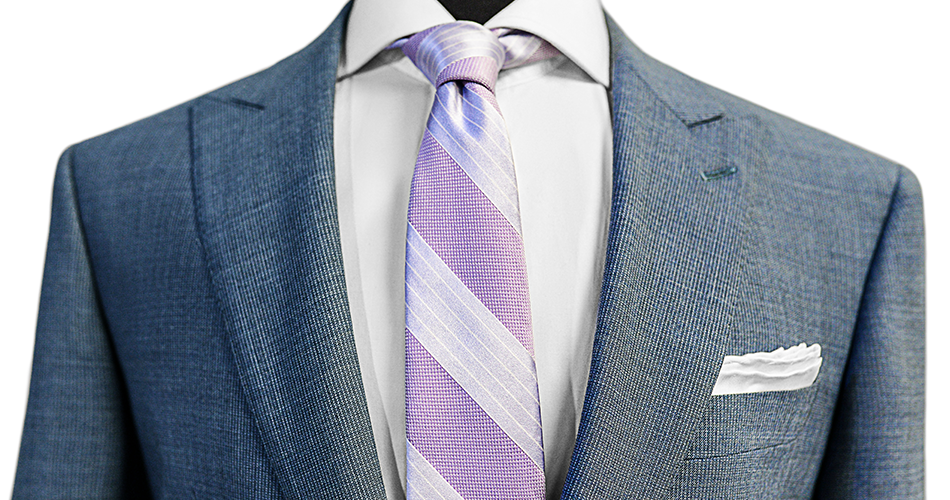 Gray Sharkskin Custom Suit