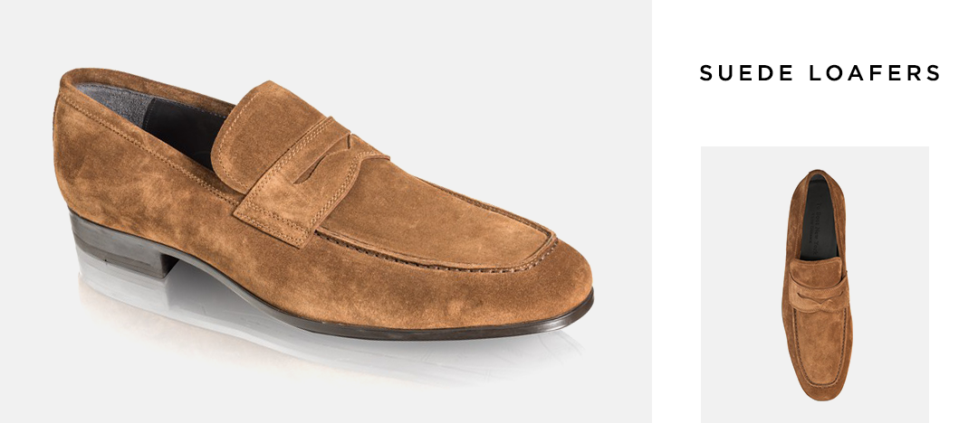 Suede loafers store in summer