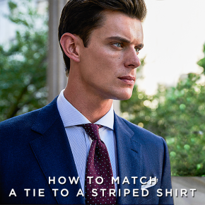How To Match A Tie To A Striped Shirt