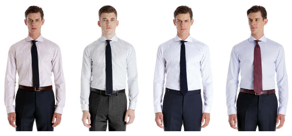 Plain shirt 2024 with tie