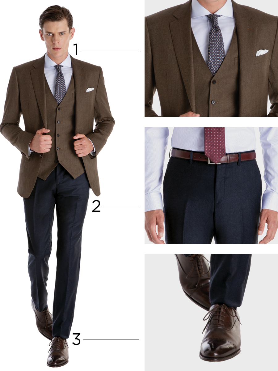 What trousers look best with royal blue suit? - Quora