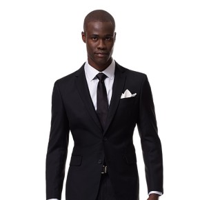 Rock Black On Black Suit Combinations Like A Graphic Designer | Black Lapel