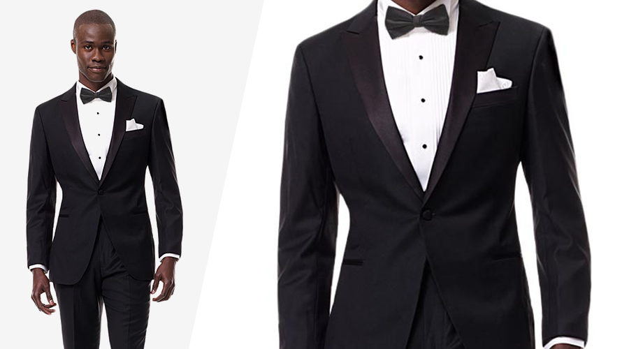 Black Peak Lapel Tuxedo