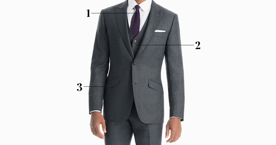 build a suit gray windowpane