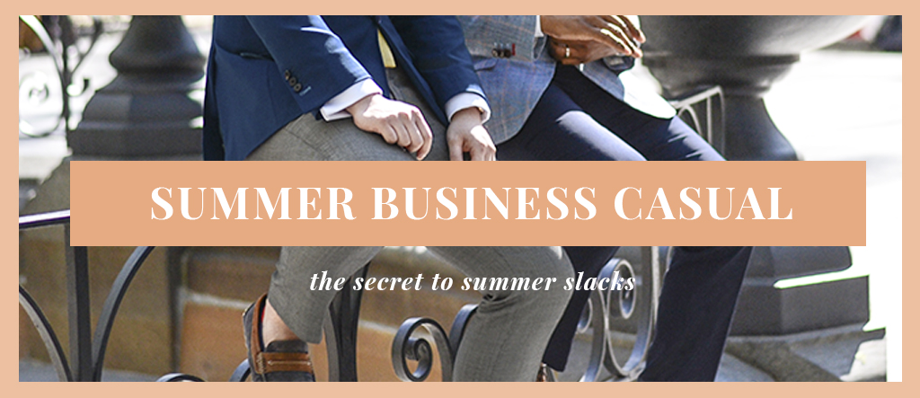 Summer business casual on sale attire