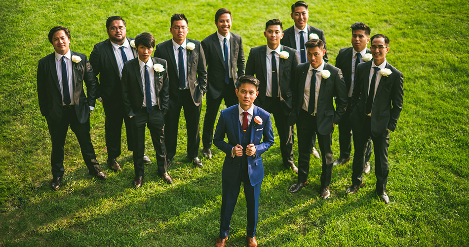 groomsmen suits matching