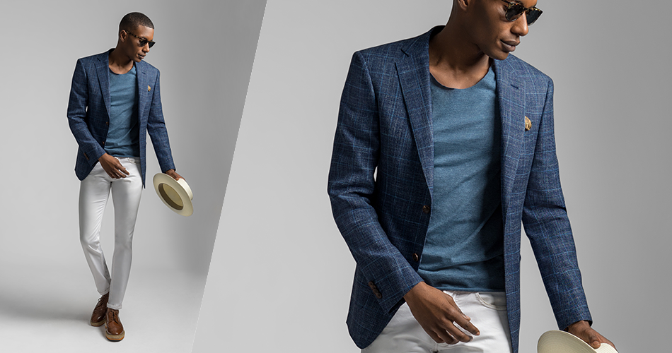 It's Easy To Get A Casual Look, Just By Pairing The Suit With A T-shirt