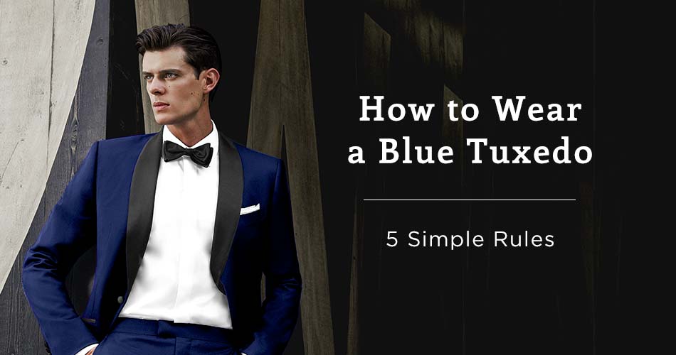 tuxedo with black shirt royal blue ties - Google Search