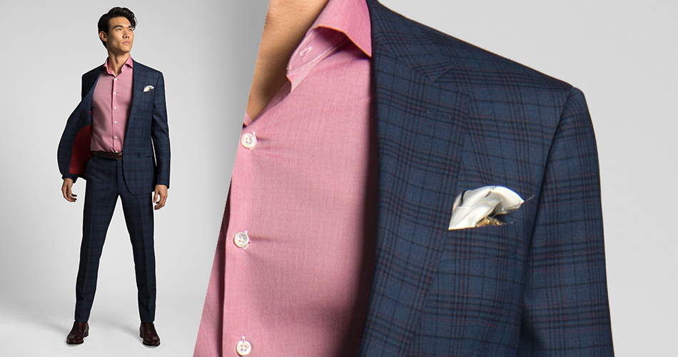 how to fold a pocket square with a casual suit