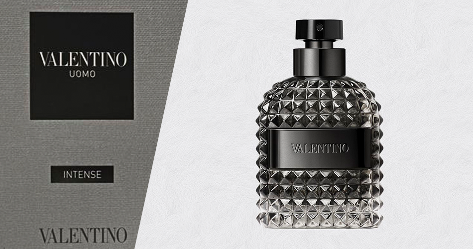 bottle of valentino cologne