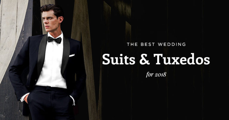 Now Trending: Men's Wedding Suits & Tuxedos for 2018