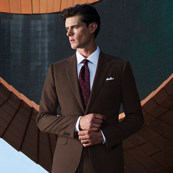 Men Brown Suits - Buy Men Brown Suits online in India