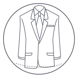 suit alterations costs showing shorten suit jacket
