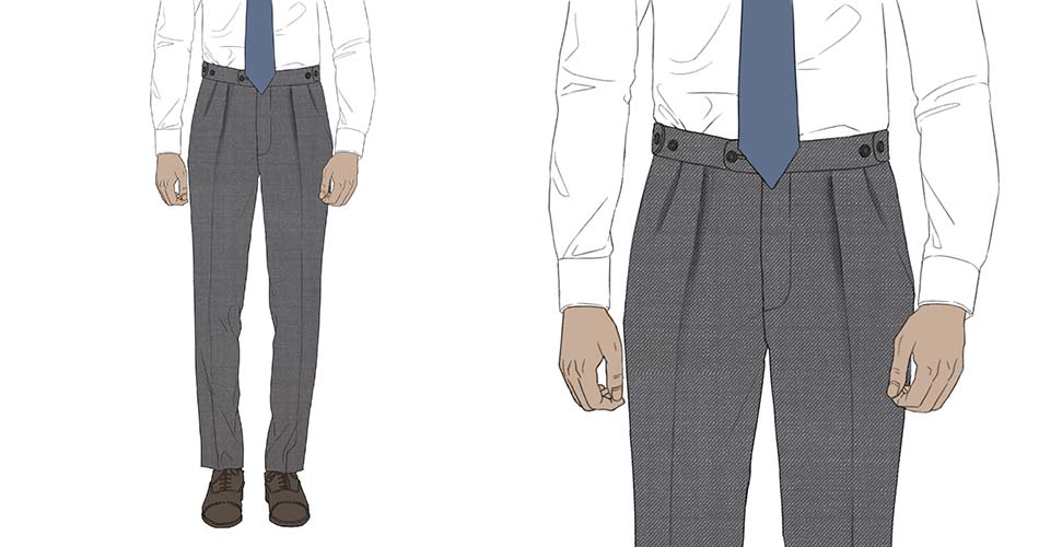 A Tailoring Experiment Pleated Trousers  a little bit of rest