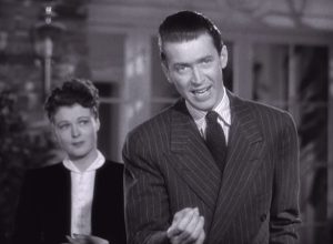 Jimmy Stewart's Pinstripe suit from "A Philadelphia Story"