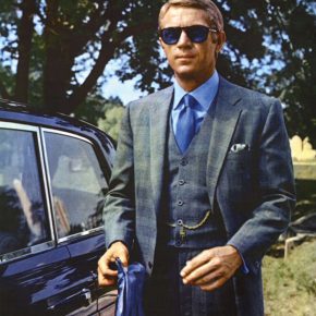 Suits in Cinema: Steve McQueen's Suave Glen Plaid Suit in "The Thomas Crown Affair"