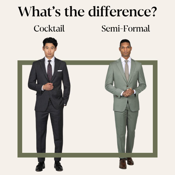 semi formal vs cocktail